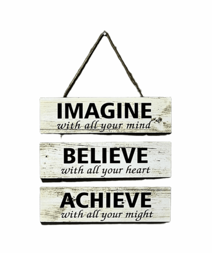 Imagine, Believe, Achieve