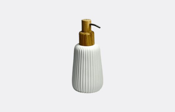Porcelain Soap & Lotion Dispenser