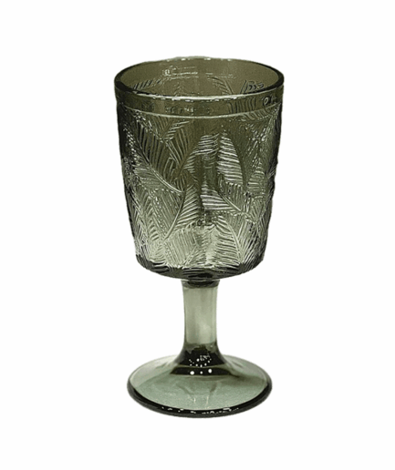 Gray Leaf Glass (X6)